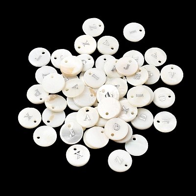 Natural Freshwater Shell Pendants SHEL-Q018-01A-MP-1