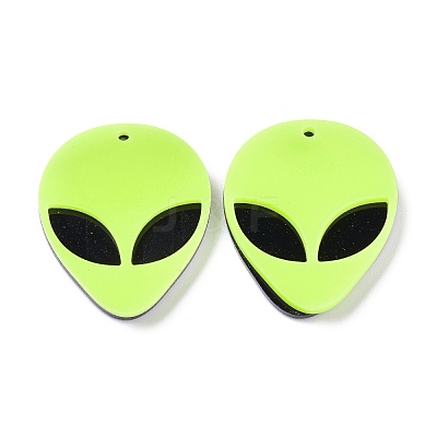 Opaque Acrylic Pendants MACR-P023-01E-1