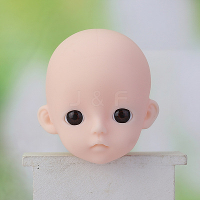 Plastic Doll Head Sculpt DOLL-PW0001-251-1