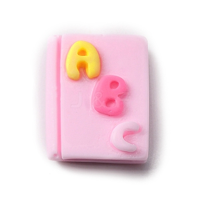 Teachers' Day Opaque Resin Cabochons CRES-WH0001-57E-1