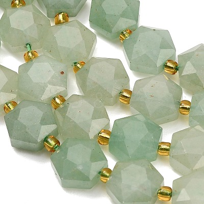 Natural Green Aventurine Beads Strands GG-CBA4A3B-B18-1