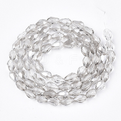 Electroplate Glass Beads Strands EGLA-T013-05K-1