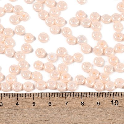 Opaque Colours Luster Glass Seed Beads X1-SEED-P008-01C-14-1
