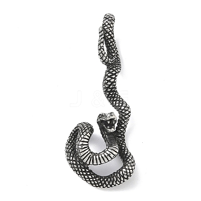 304 Stainless Steel Big Pendants STAS-D207-08AS-1
