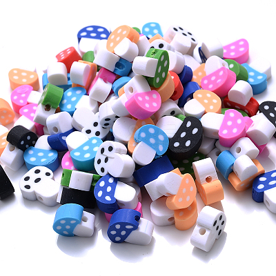 Handmade Polymer Clay Beads CLAY-CJ0001-39-1