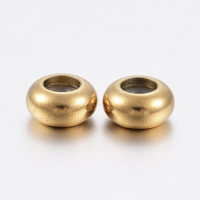 Ion Plating(IP) 202 Stainless Steel Beads LS-STAS-F148-8mm-07G-1