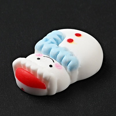 Opaque Christmas Resin Cabochons RESI-G039-08-1