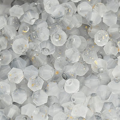 Frosted Glass Beads FGLA-D300-01H-1