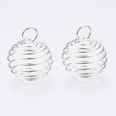 Iron Wire Pendants IFIN-R231-20mm-S-1