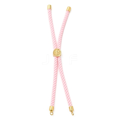 Twisted Nylon Cord Silder Bracelets DIY-B066-03G-06-1