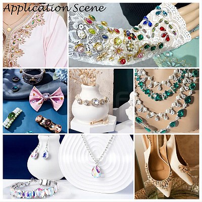 Sew on Rhinestone RGLA-T034-4x15mm-19-1