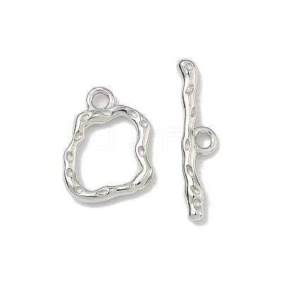 925 Sterling Silver Toggle Clasps STER-A051-01A-P-1