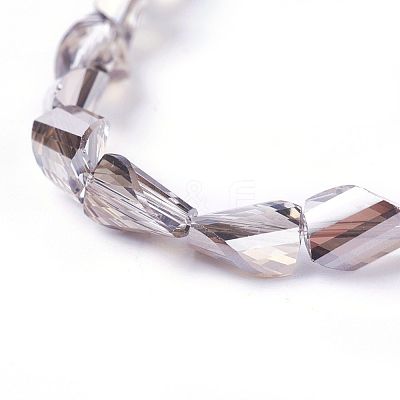 Electroplate Glass Beads Strands EGLA-E057-04A-10-1