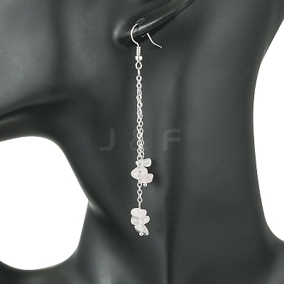 5Pair Brass Dangle Earrings EJEW-FS00040-1