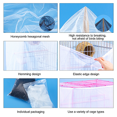 2Pcs 2 Style Polyester Dust Cover AJEW-GA0003-47-1