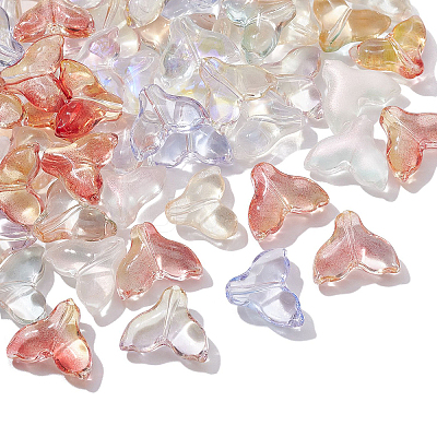 100Pcs Transparent Glass Beads GLAA-CJ0002-39-1