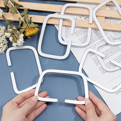 8 Pcs 2 Styles Aluminum Bag Handle FIND-PH0001-09-1