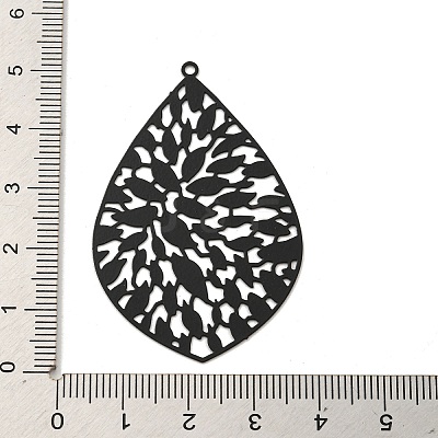 Spray Printed 430 Stainless Steel Pendants LS-X-STAS-P359-01I-1
