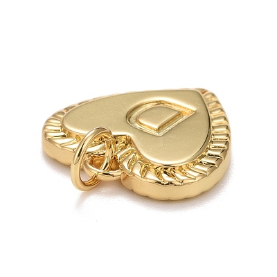 Rack Plating Real 18K Gold Plated Brass Pendants KK-E260-01G-D-1