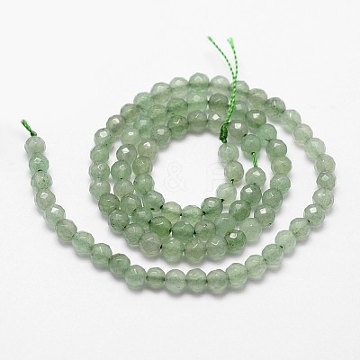 Natural Green Aventurine Beads Strands G-G736-17-10mm-1