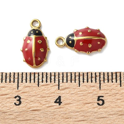304 Stainless Steel Enamel Charms X-STAS-S172-02A-G-1