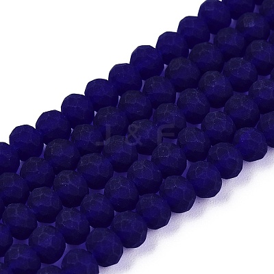 Transparent Glass Beads Strands EGLA-A044-T4mm-MD06-1