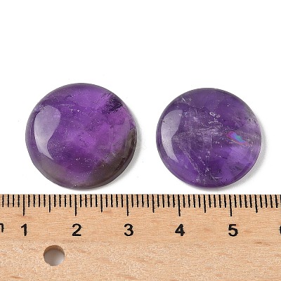 Natural Amethyst Cabochons G-C189-05E-1