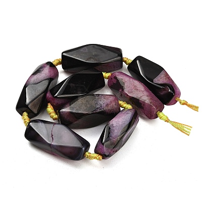 Natural Agate Beads Strands G-A321-B01-01A-1
