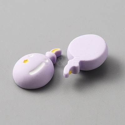 Opaque Resin Cabochons RESI-WH0029-19-1