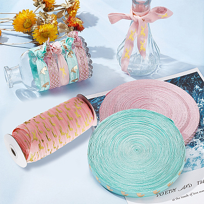 20 Yards Polyester Elastic Ribbon EC-GF0001-07-1