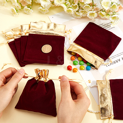 Rectangle Velvet Jewelry Pouches Bags TP-BBC0001-09B-02-1