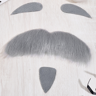 2 Bags Fibre Gnome Beard Costume Beard DIY-GF0011-80-1