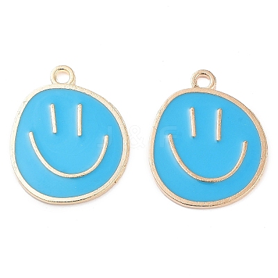 Alloy Enamel Pendants PALLOY-S192-03G-07-1