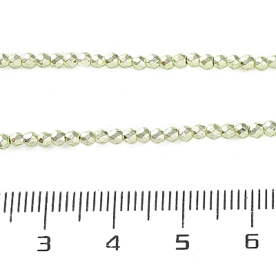 Electroplated Synthetic Non-magnetic Hematite Beads Strands G-C248-D01-2mm-01-1