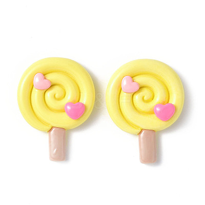 Opaque Resin Cabochons CRES-P023-03-1