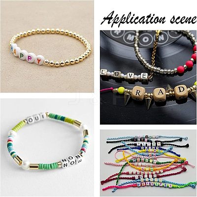 DIY 8 Colors Stretch Bracelet Making Kit for Kid DIY-CA0001-58-1