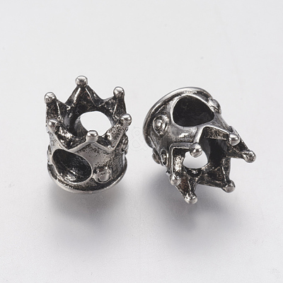 Ion Plating(IP) 304 Stainless Steel European Beads STAS-J022-145AS-1