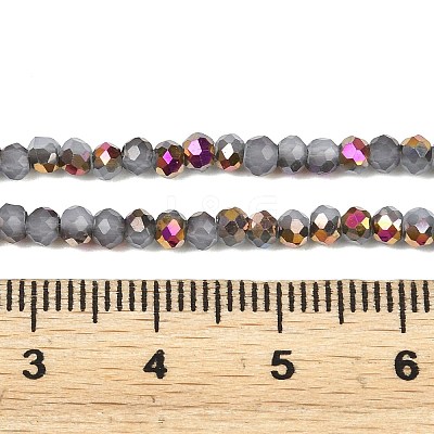 Electroplate Glass Beads Stradns EGLA-H114-02B-03-1