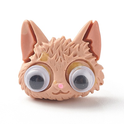 Resin 3D Mixed Animal Adjustable Rings RJEW-JR00428-M-1