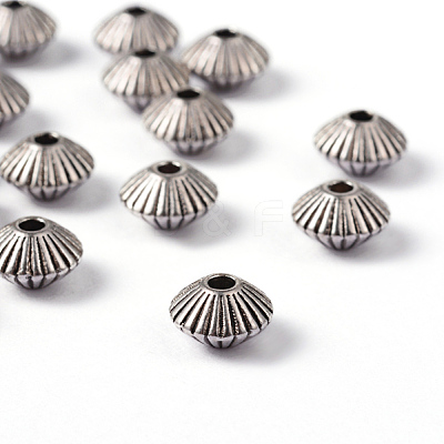 Tibetan Style Alloy Spacer Beads X-LF0620Y-NF-1