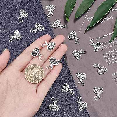 80Pcs Tibetan Style Zinc Alloy Pendants TIBEP-UN0001-01-1