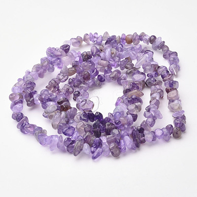Natural Amethyst Beads Strands G-D283-3x5-7-1