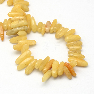 Natural Topaz Jade Stone Bead Strands X-G-R223-17-1