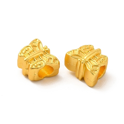 Rack Plating Alloy European Beads PALLOY-F287-48MG-1