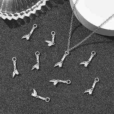 SHEGRACE Brass Micro Pave Clear Cubic Zirconia Pendants XGRQ4N833-712P-1
