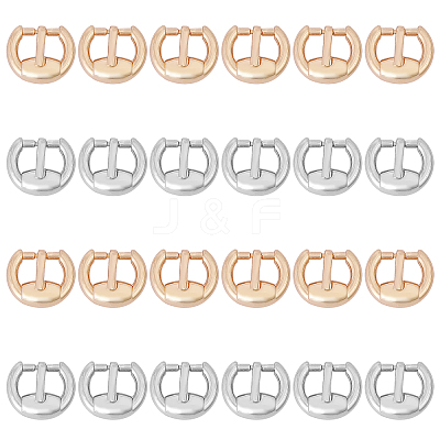 24Pcs 2 Colors Zinc Alloy Roller Buckles FIND-FH0009-88-1