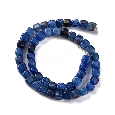 Natural Dragon Veins Agate Beads Strands G-G177-E07-01-1