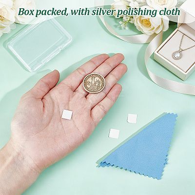 3Pcs 925 Sterling Silver Sheets FIND-BC0019-56A-1