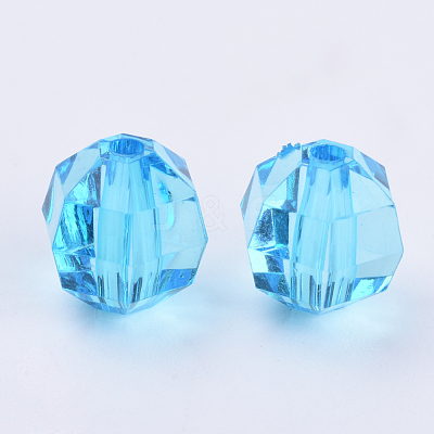 Transparent Acrylic Beads TACR-Q256-8mm-V40-1