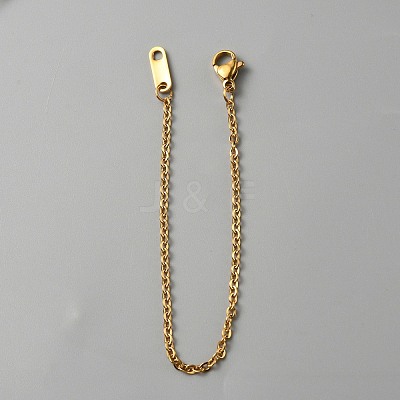 304 Staimless Steel Cable Chain Extender STAS-WH0001-14C-G-1